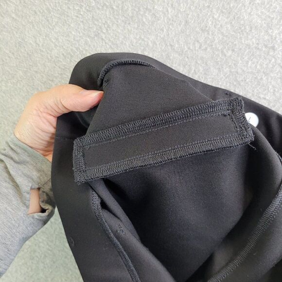 Betabrand Pants Womens Large Petite Black Pull On Tapered Leg Mid Rise Dress - Picture 9 of 16